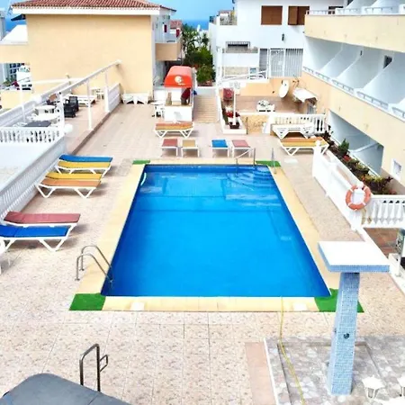 Lägenhet Inmejorables Vistas, Estudio Solo Adultos, Con Freewifi, Piscina, Cerca De Playa De America, En Sur De Tenerife