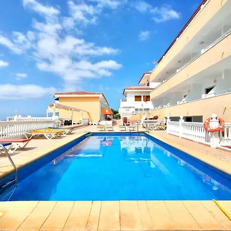 Lägenhet Inmejorables Vistas, Estudio Solo Adultos, Con Freewifi, Piscina, Cerca De Playa De America, En Sur De Tenerife